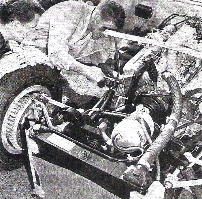 Dave MacDonald and Jim Simpson in the Corvette Special
